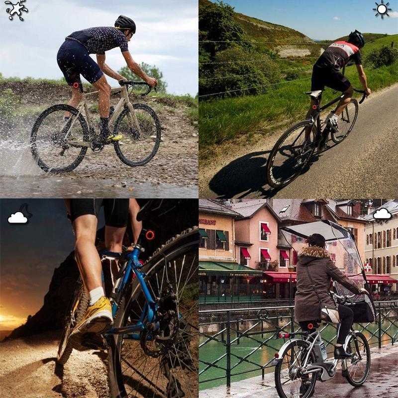 USB Rechargeable Rear Light - High Brightness Bicycle Accessory