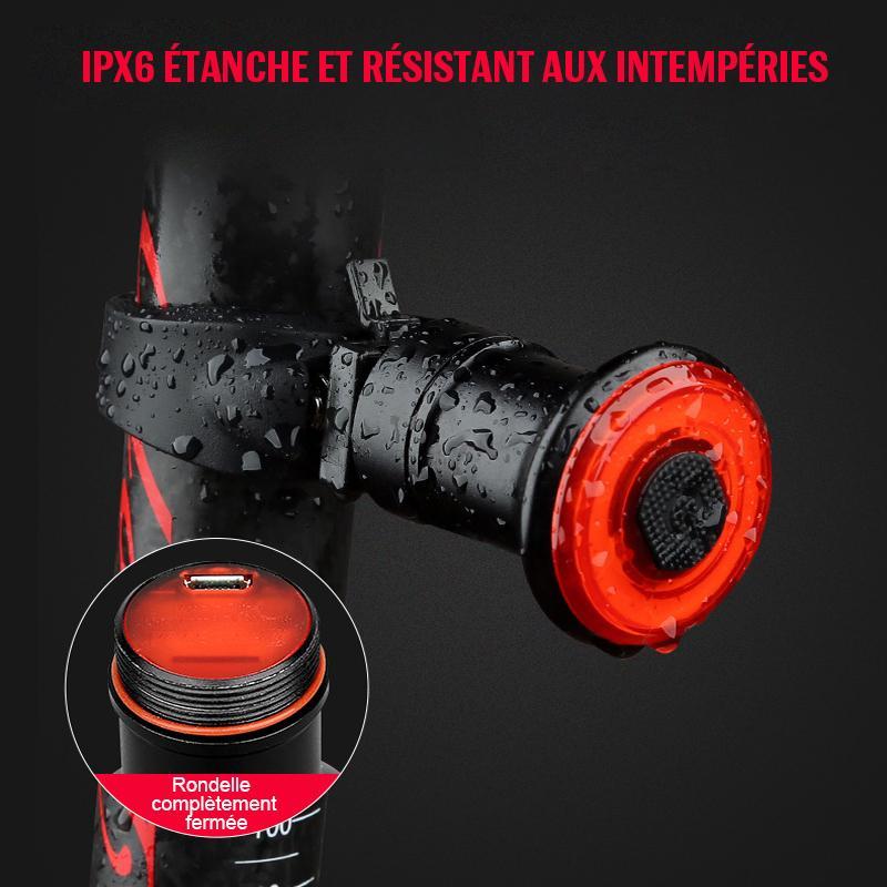 USB Rechargeable Rear Light - High Brightness Bicycle Accessory