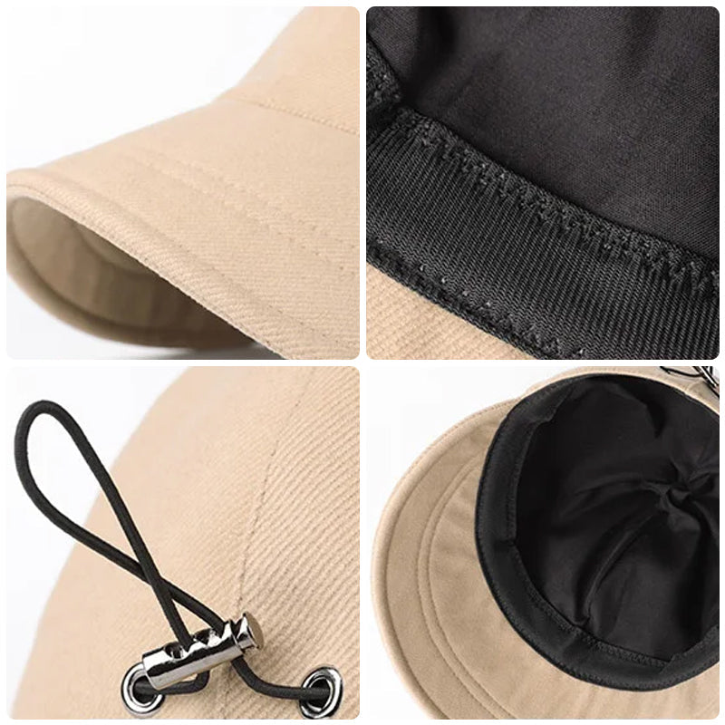 UV Protection Hat Without Makeup