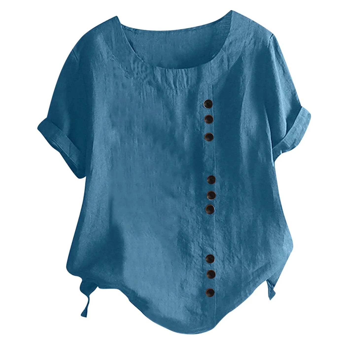 Veronica | Women's Button Up Casual Top - Image 2