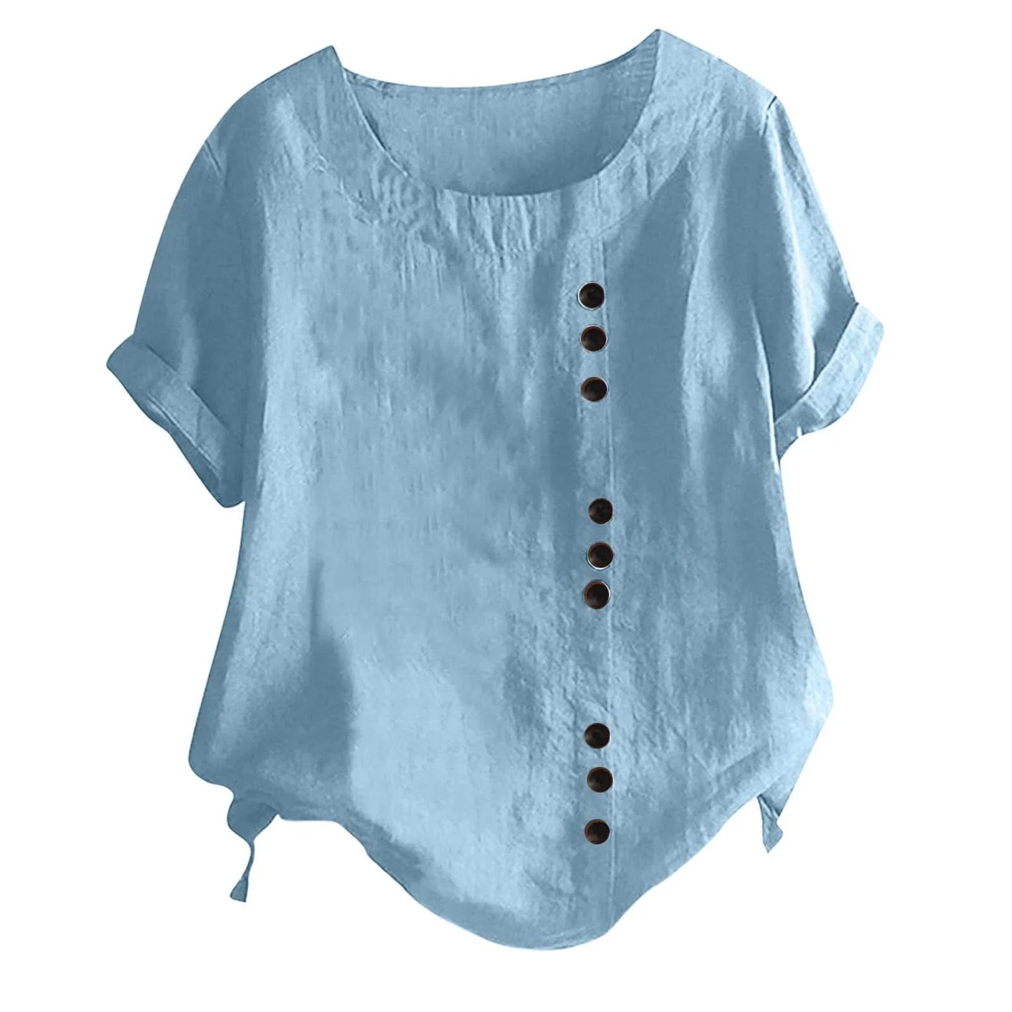 Veronica | Women's Button Up Casual Top - Image 3