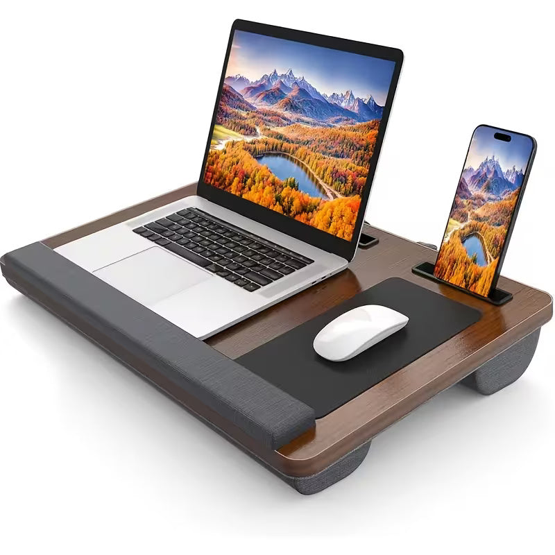 Versatile Laptop Tray for Bed or Sofa with Adjustable Height