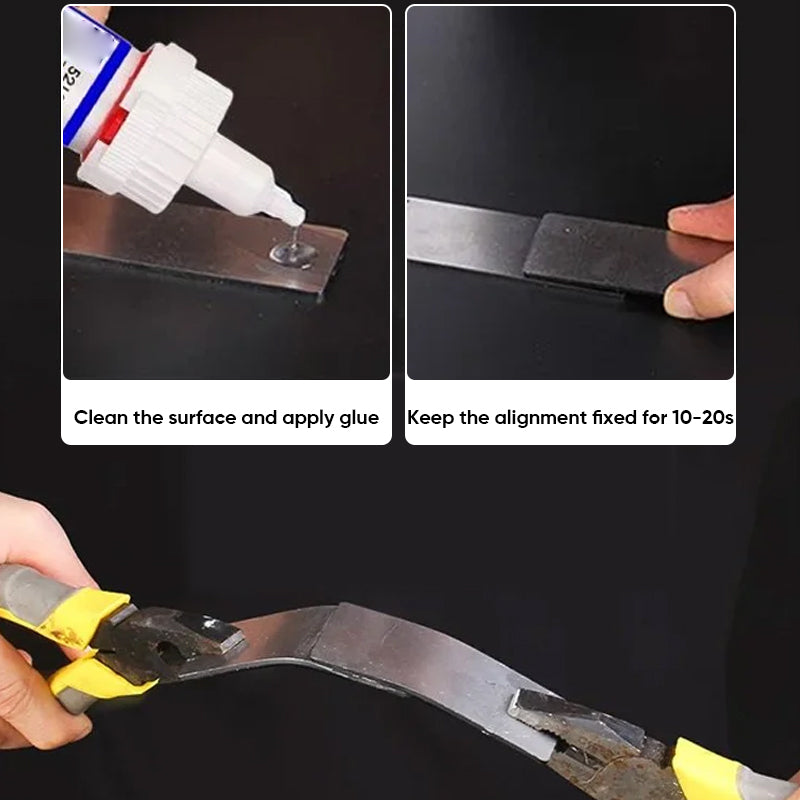 Versatile Multi-Material Instant Repair Adhesive Glue