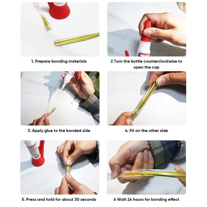 Versatile Multi-Material Instant Repair Adhesive Glue
