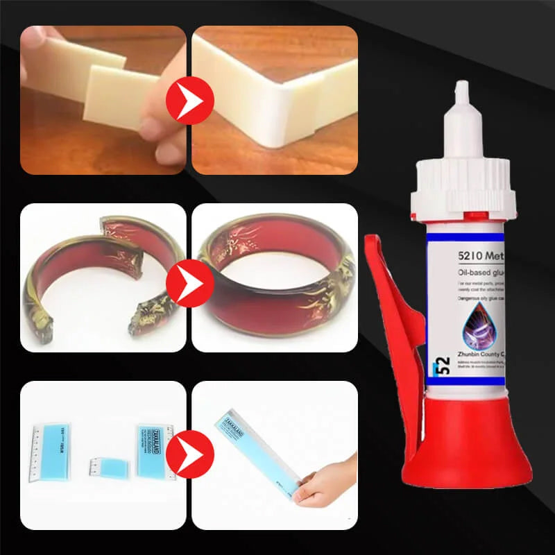 Versatile Multi-Material Instant Repair Adhesive Glue