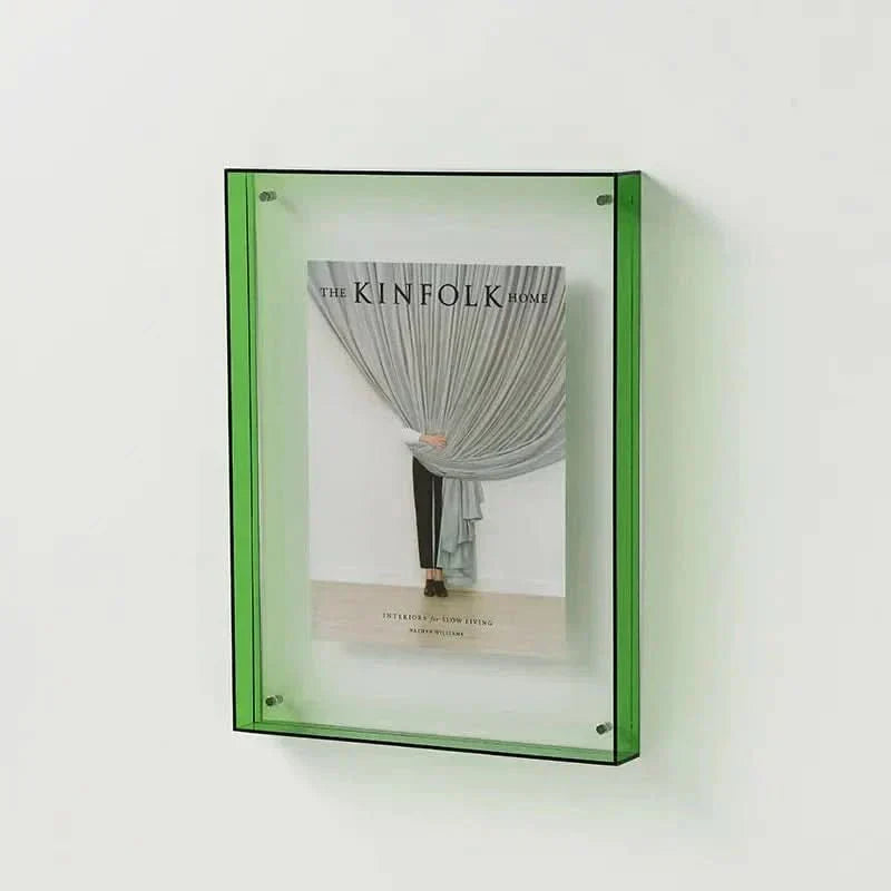 Vibrant Acrylic Photo Frame With Colored Edges