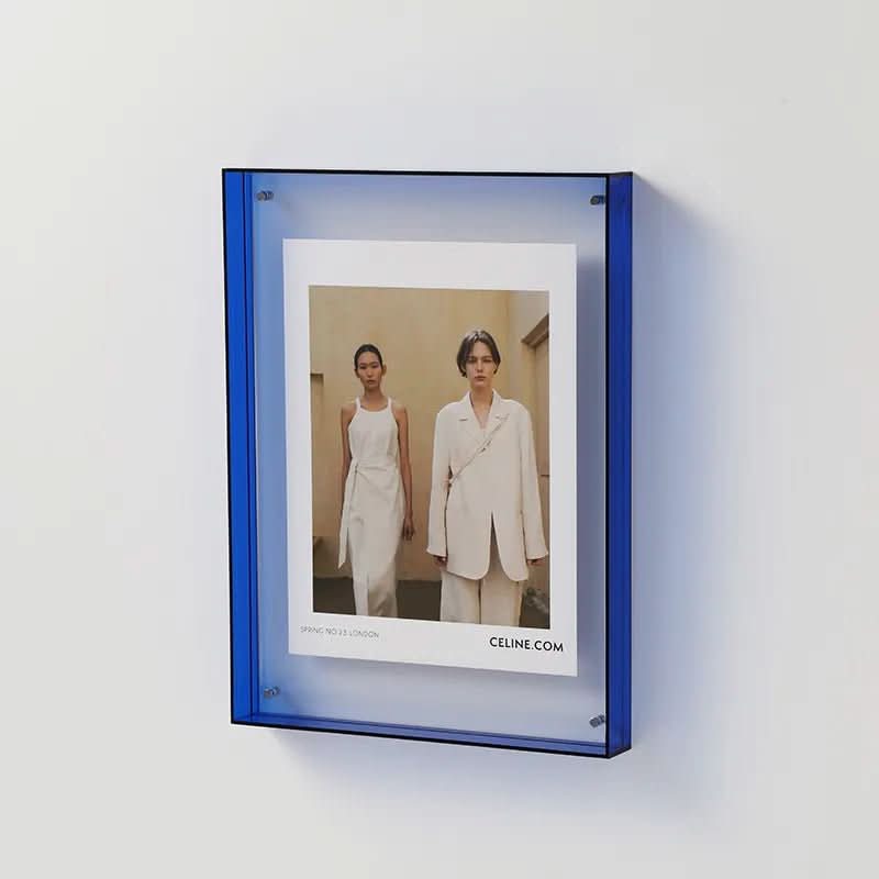 Vibrant Acrylic Photo Frame With Colored Edges
