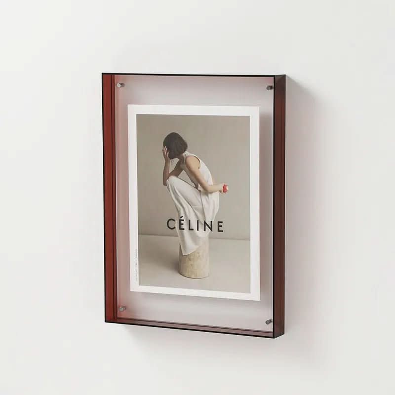 Vibrant Acrylic Photo Frame With Colored Edges