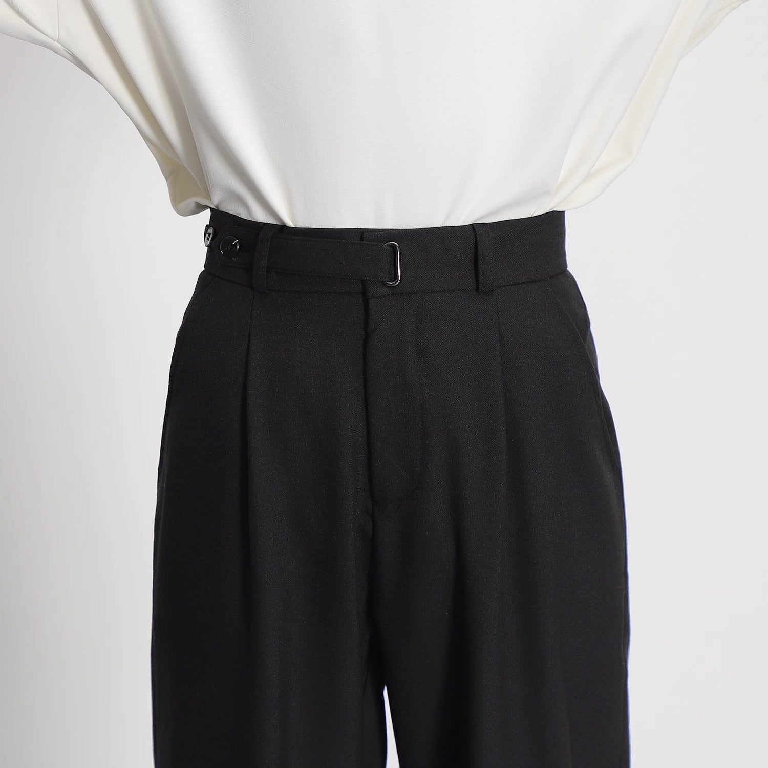 Image of Victor | Men's High-Waisted Pleated Dress Pants