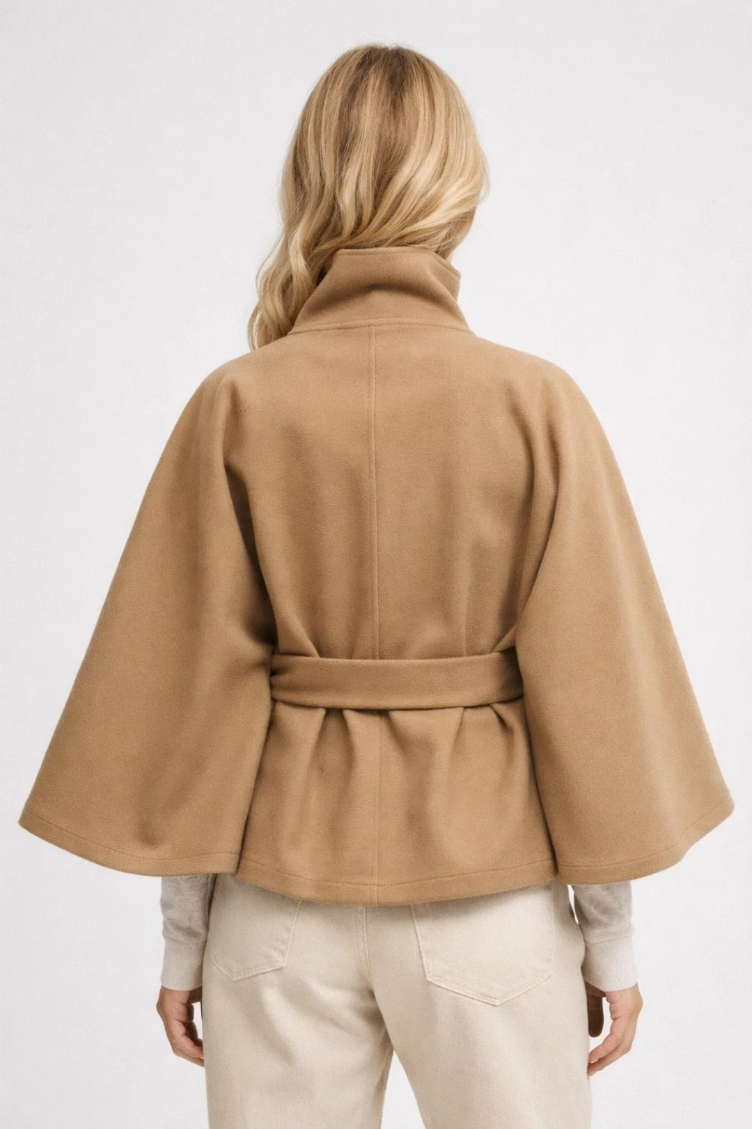 Image of Virginia | Women's Belted Cape Coat