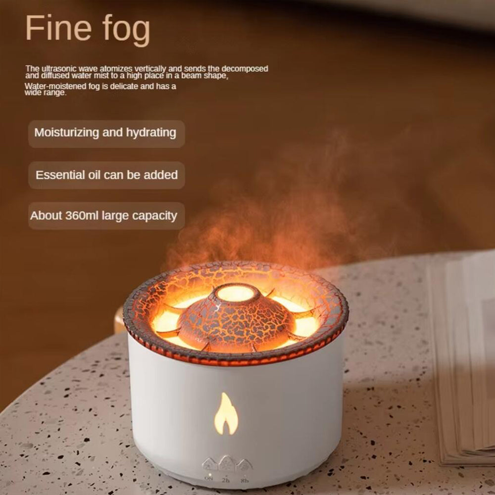 Volcano Humidifier & Aroma Diffuser 360 ml