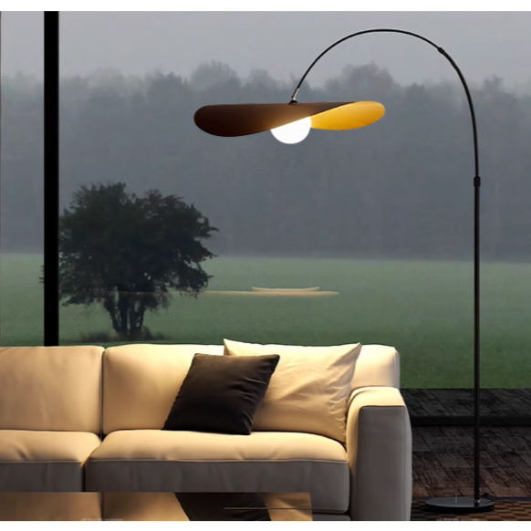Wabi Sabi LED Floor Lamp – Handcrafted Iron