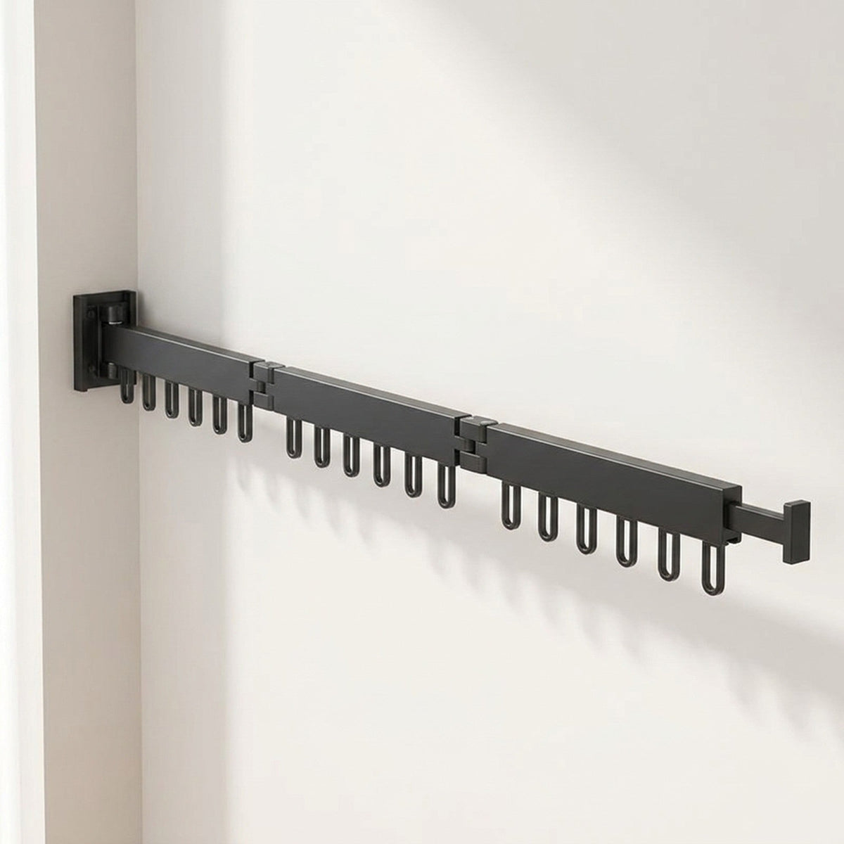 Wall-Mounted Retractable Clothes Drying Rack