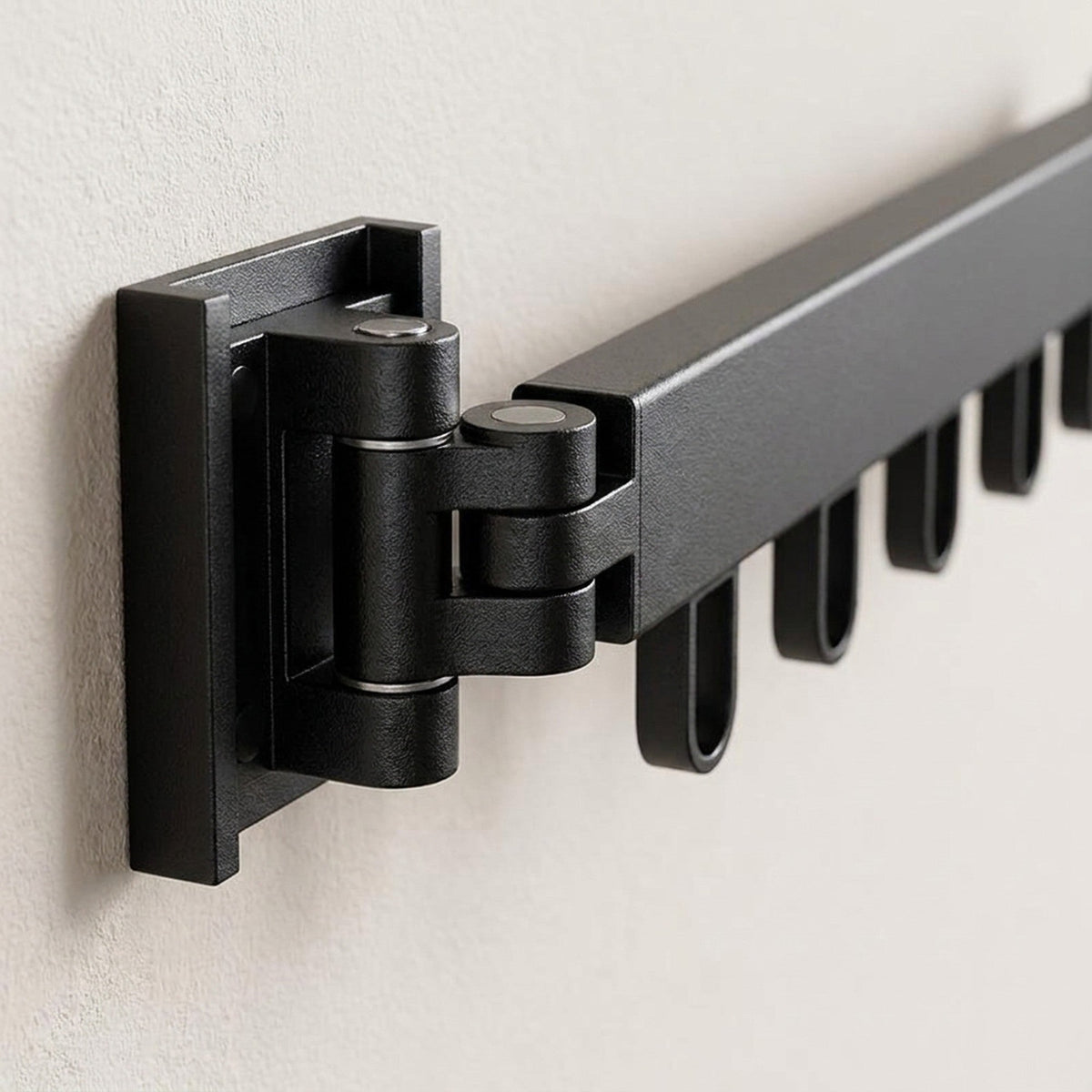 Wall-Mounted Retractable Clothes Drying Rack