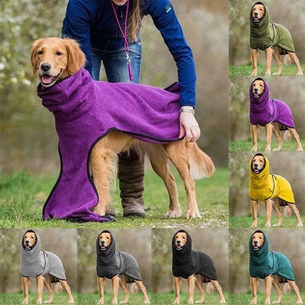 Warm Dog Coat with Adjustable Buckle