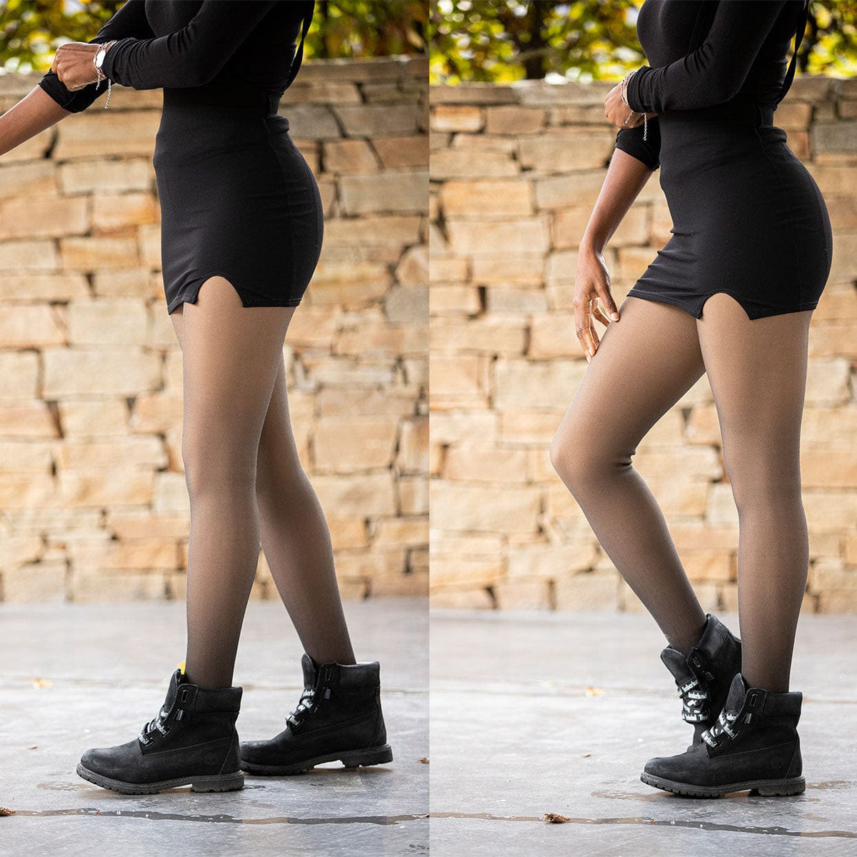 Warm Fleece-Lined Winter Leggings