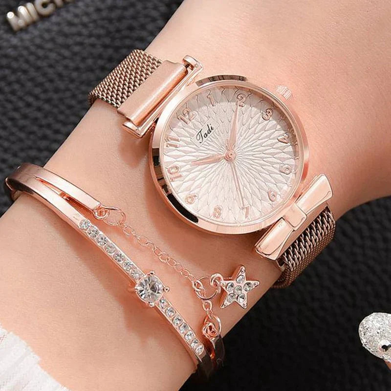 Watch with Magnetic Band