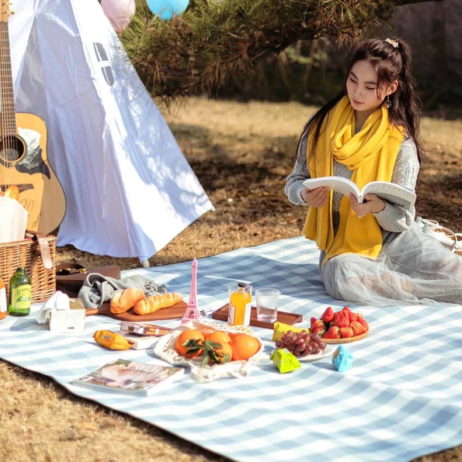 Water-Resistant Foldable Picnic Blanket - Outdoor Camping