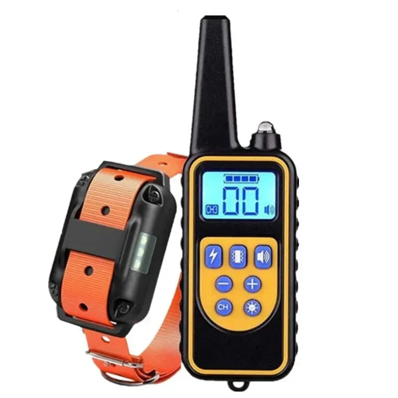 Waterproof Electronic Dog Training Collar with Remote Control
