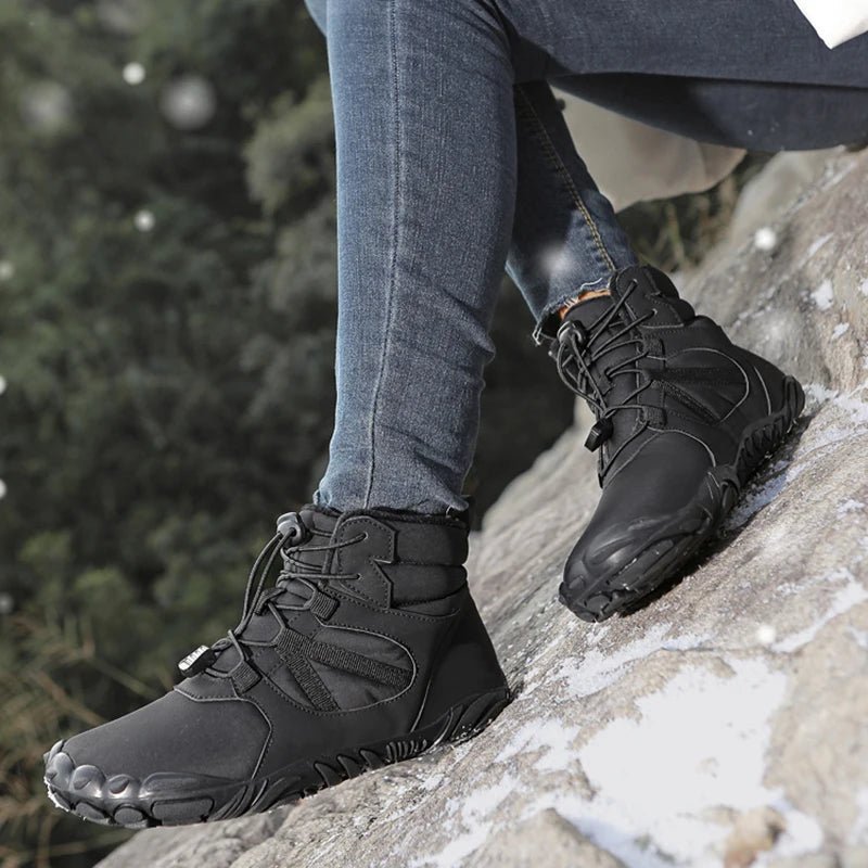 Waterproof Insulated Hiking Boots — Deep Heat Retention, Moisture-Blocking Exterior