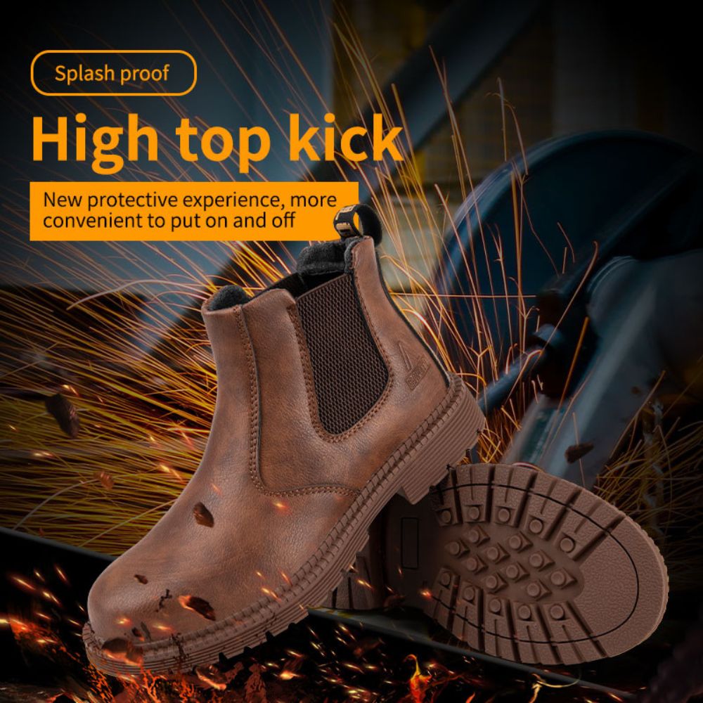 Waterproof Leather Work Boots