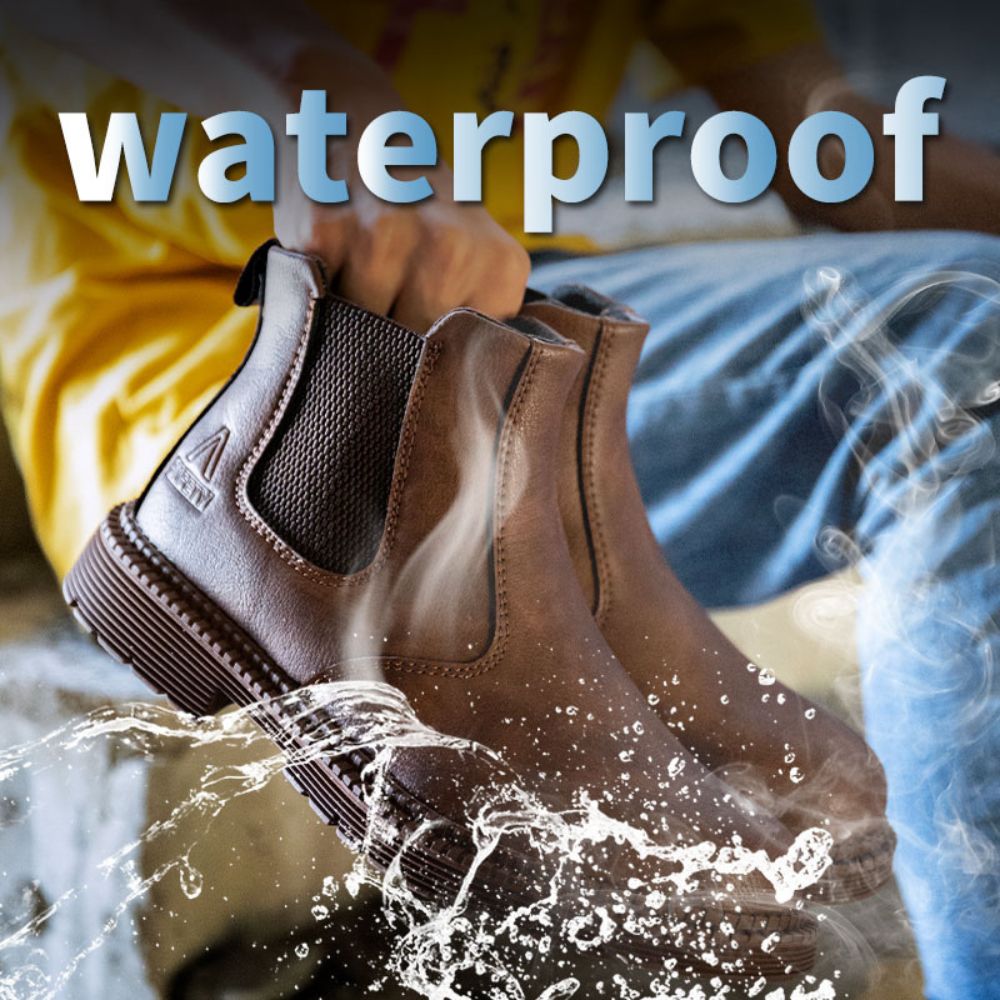 Waterproof Leather Work Boots