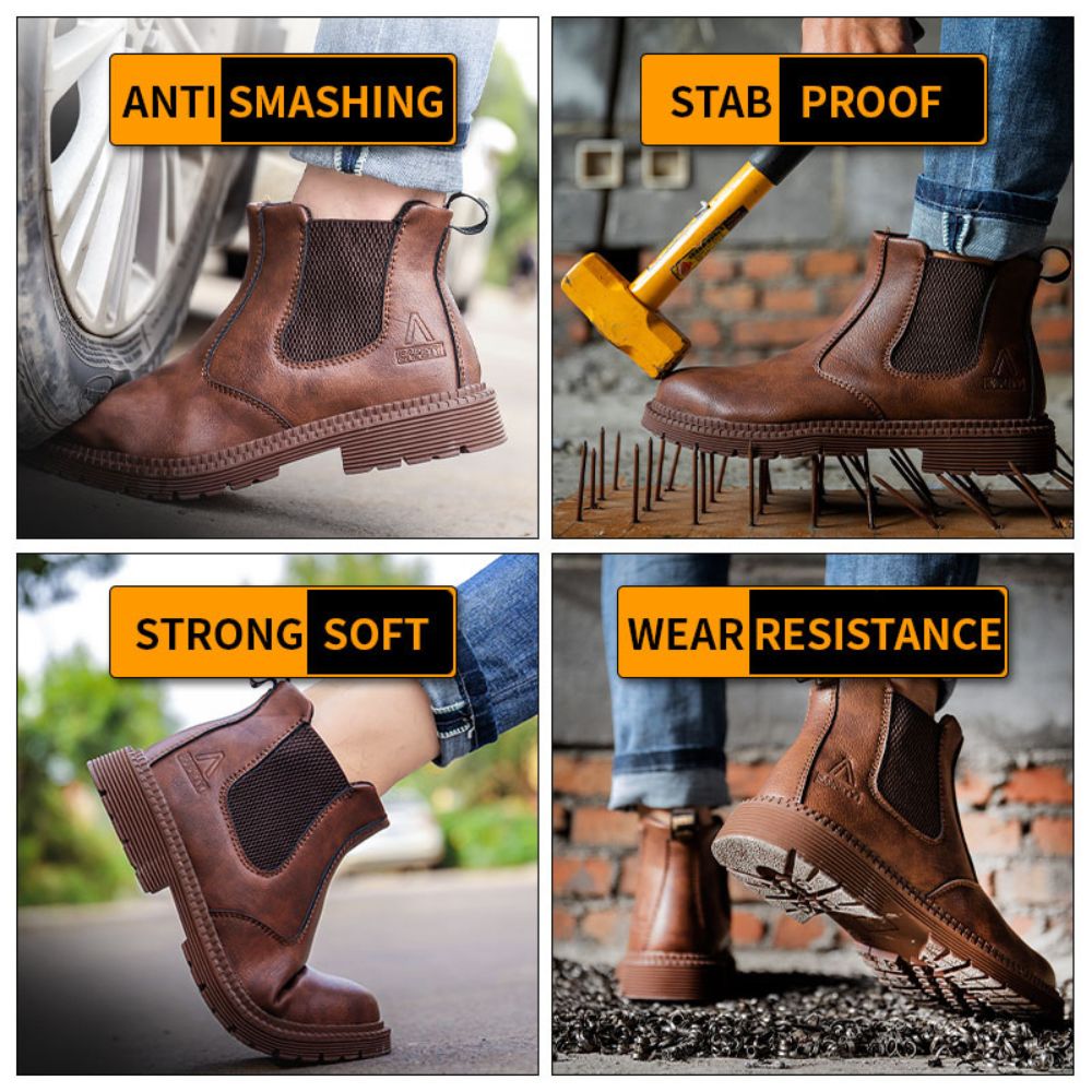 Waterproof Leather Work Boots