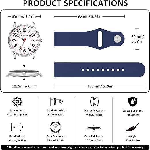 Waterproof Nurses Watch