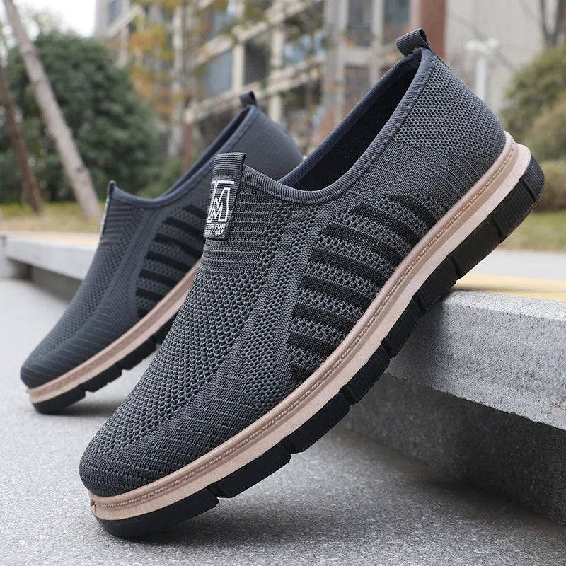 Image of Wesley | Men's Slip-On Knit Sneakers