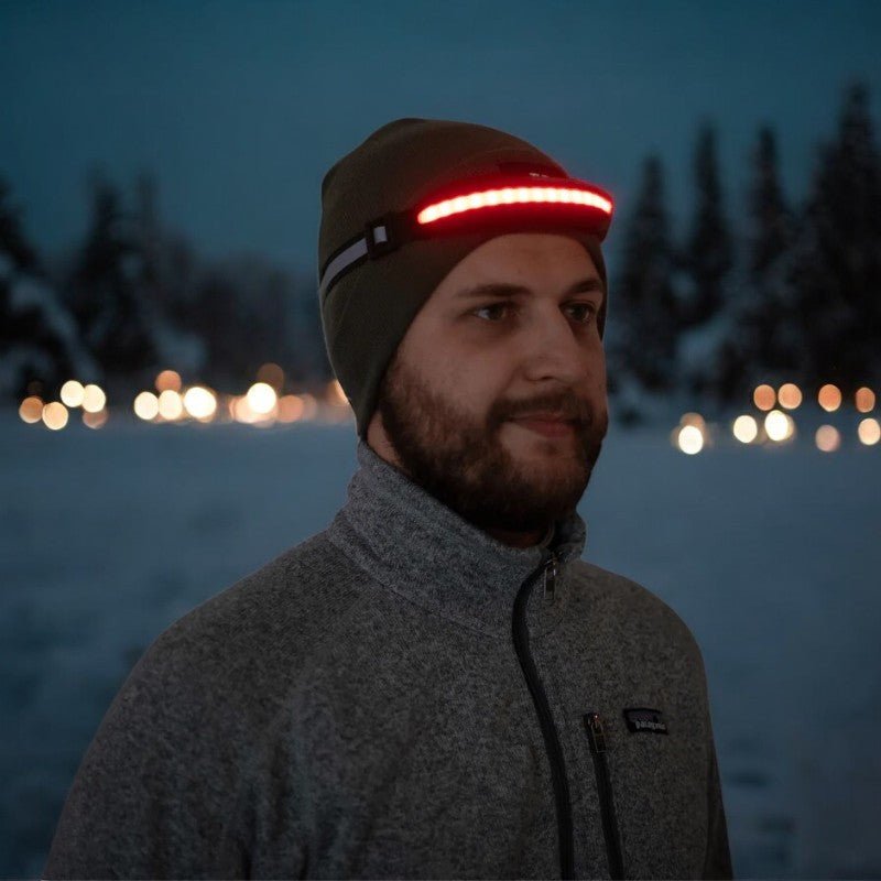 Wide-Angle USB Rechargeable Adventure Headlamp