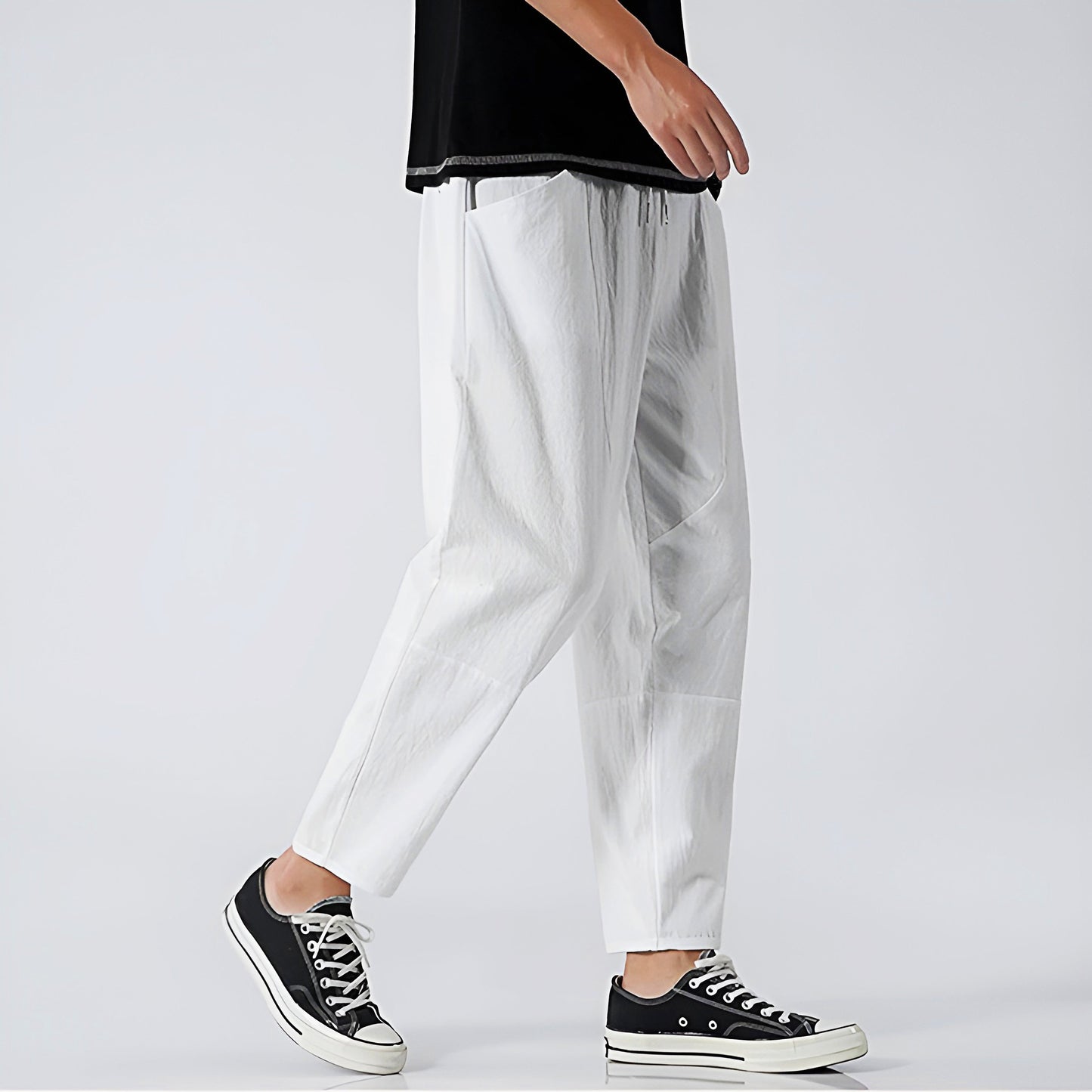 Image of William | Men's Cropped Drawstring Pants