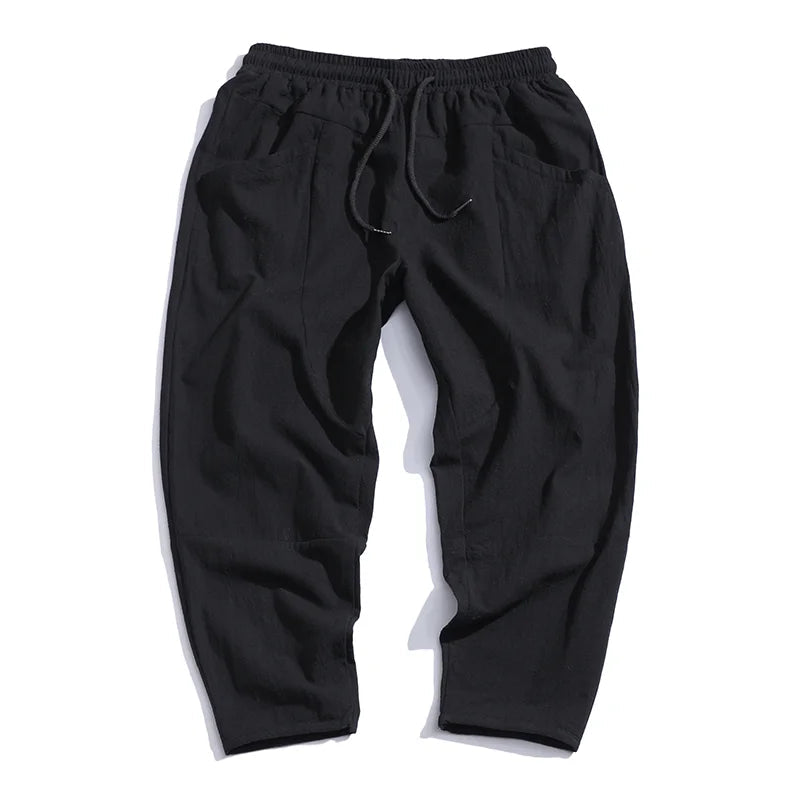 Image of William | Men's Cropped Drawstring Pants