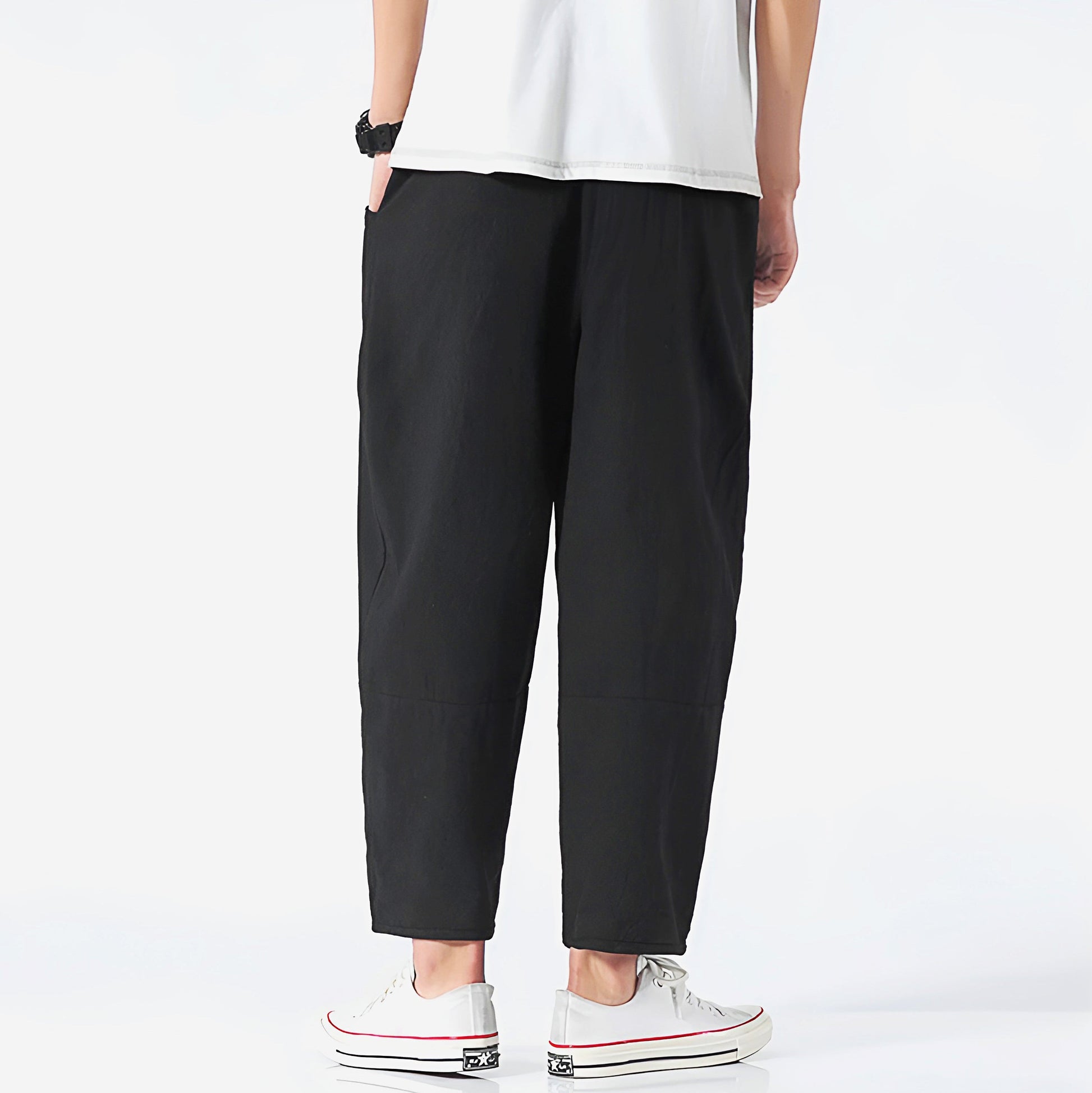 Image of William | Men's Cropped Drawstring Pants