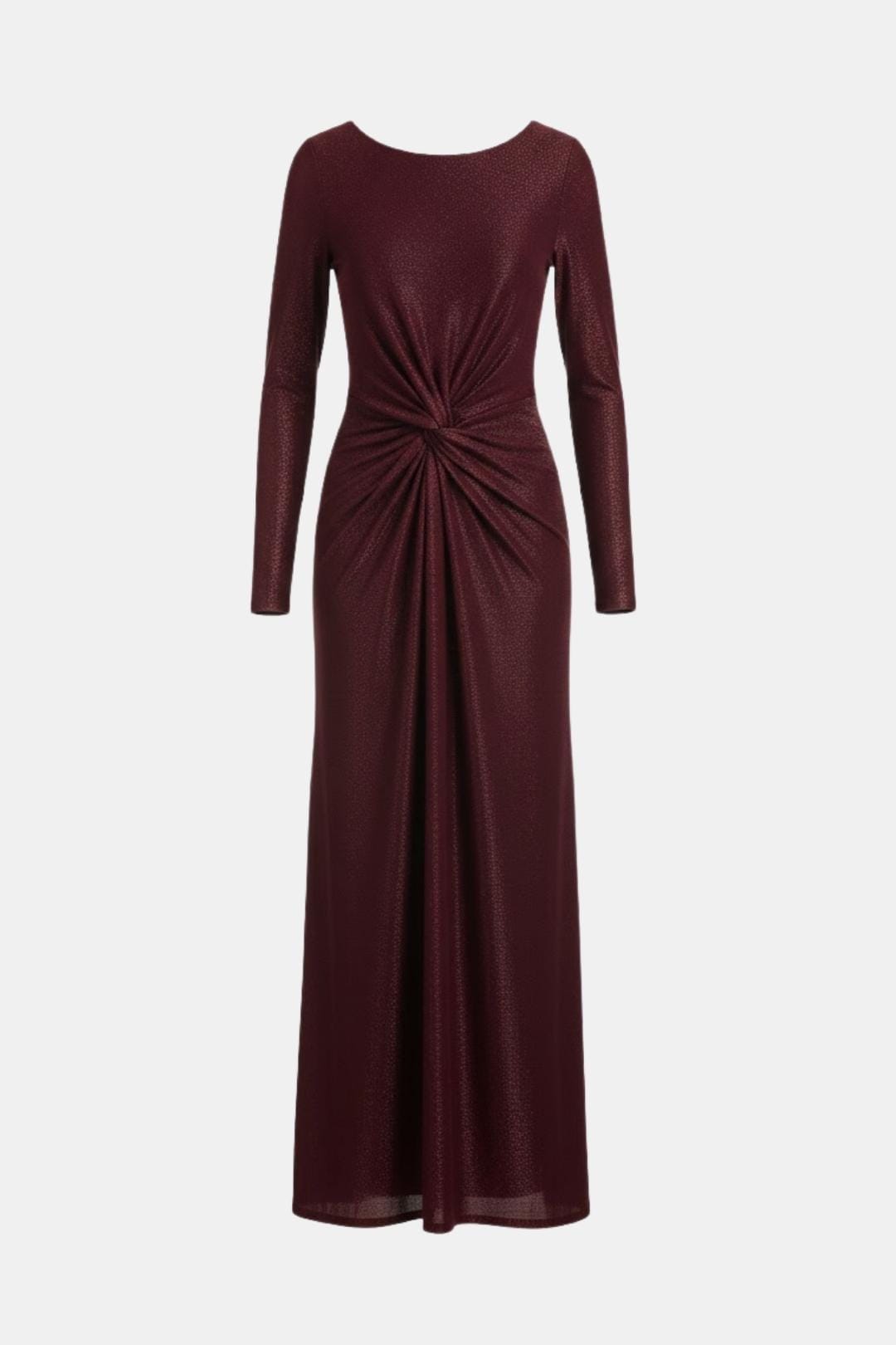 Image of Willow | Women's Long Sleeve Knot Front Maxi Dress