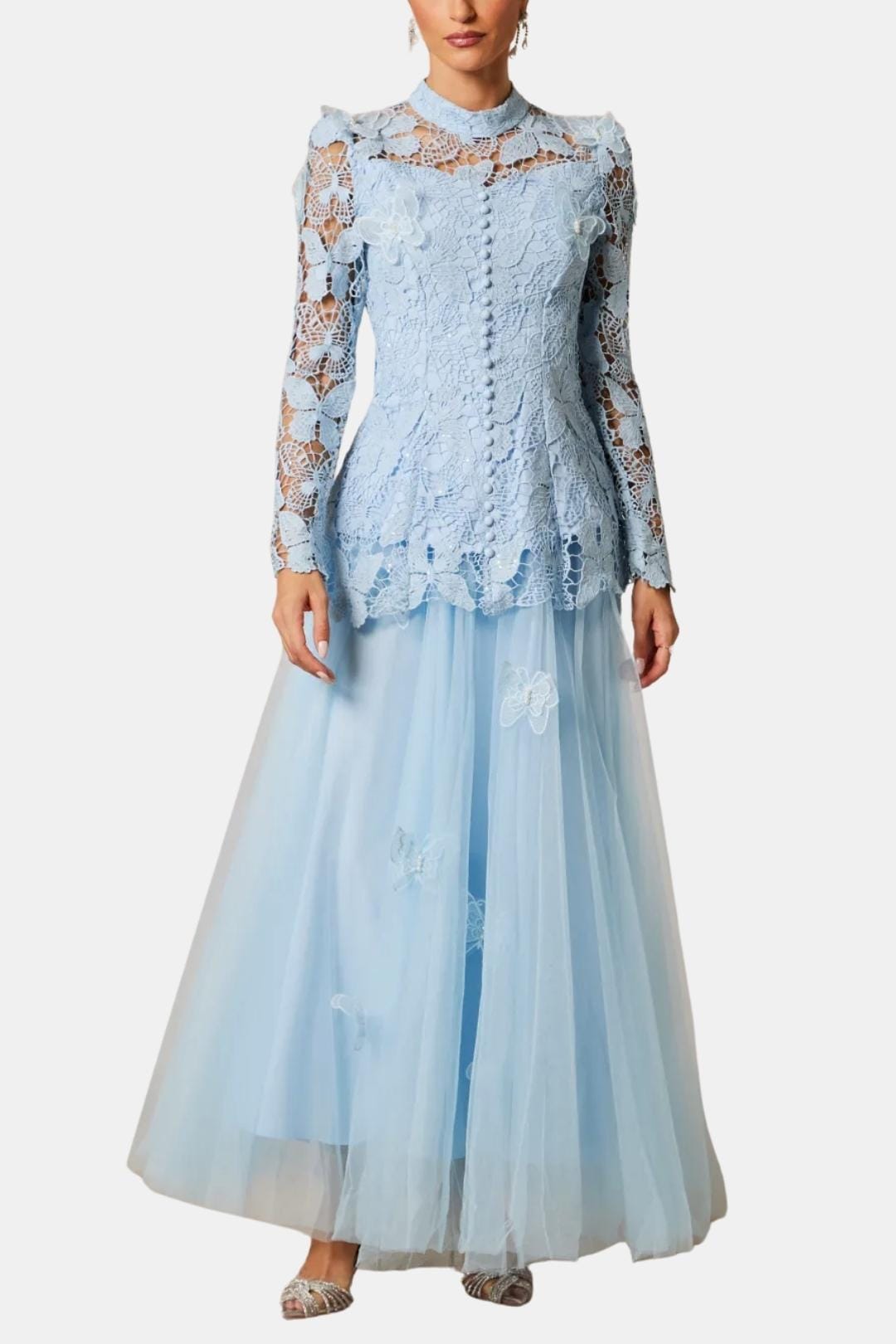 Image of Willow | Women's Long Sleeve Lace Maxi Dress