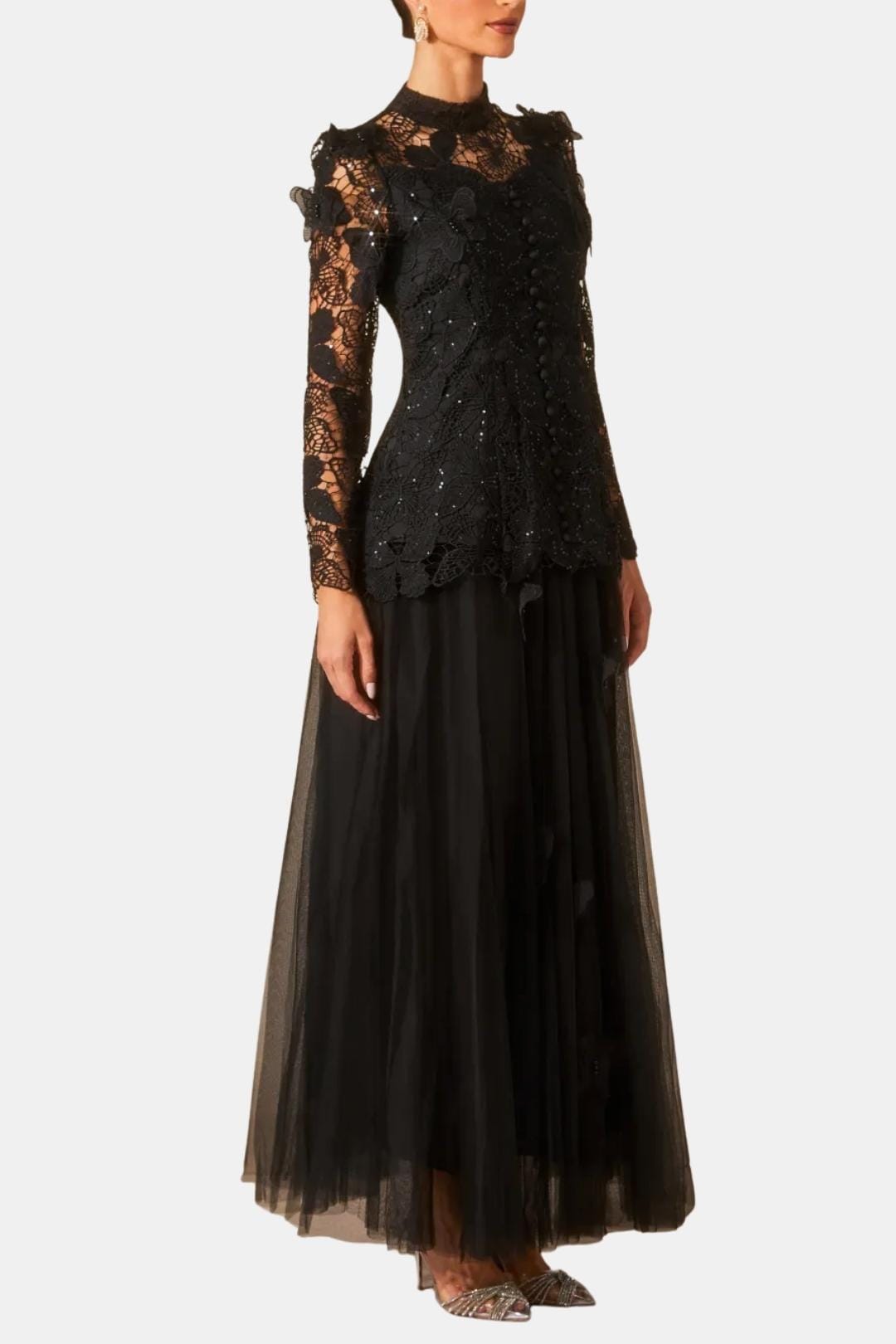 Image of Willow | Women's Long Sleeve Lace Maxi Dress