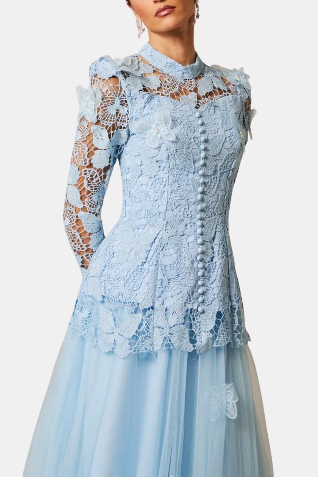 Image of Willow | Women's Long Sleeve Lace Maxi Dress