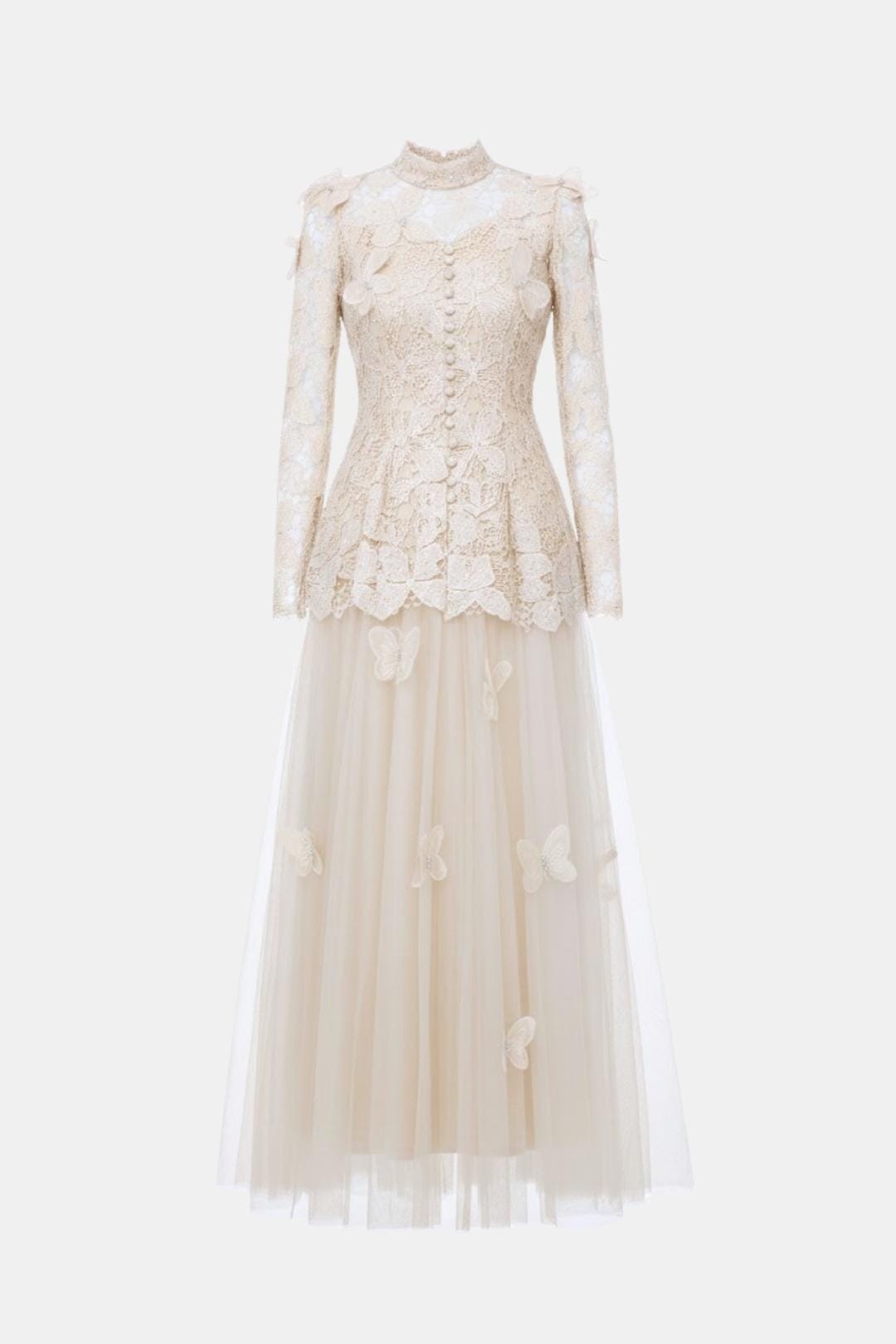 Image of Willow | Women's Long Sleeve Lace Maxi Dress