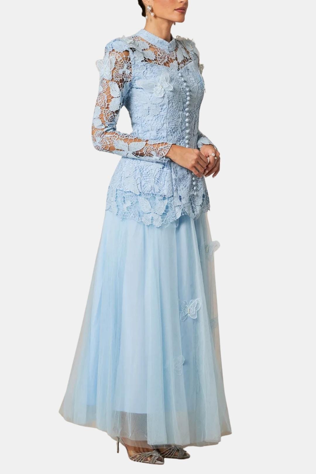 Image of Willow | Women's Long Sleeve Lace Maxi Dress