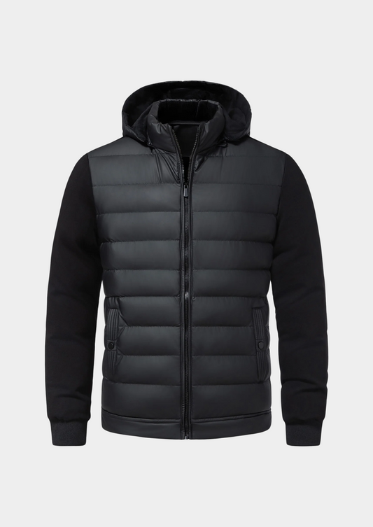 Image of Wilson | Men's Hybrid Hooded Puffer Jacket