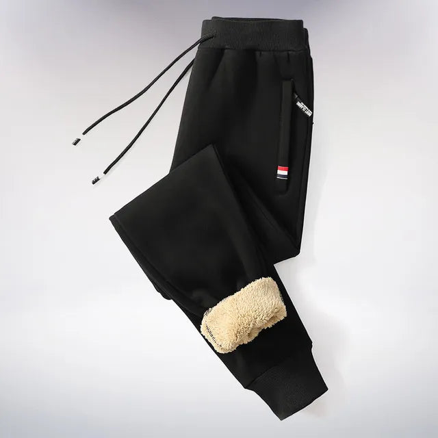 Winter Sweatpants | Straight-Leg Fleece Trousers