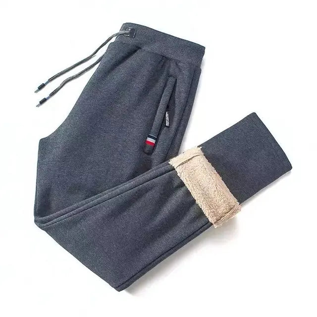 Winter Sweatpants | Straight-Leg Fleece Trousers