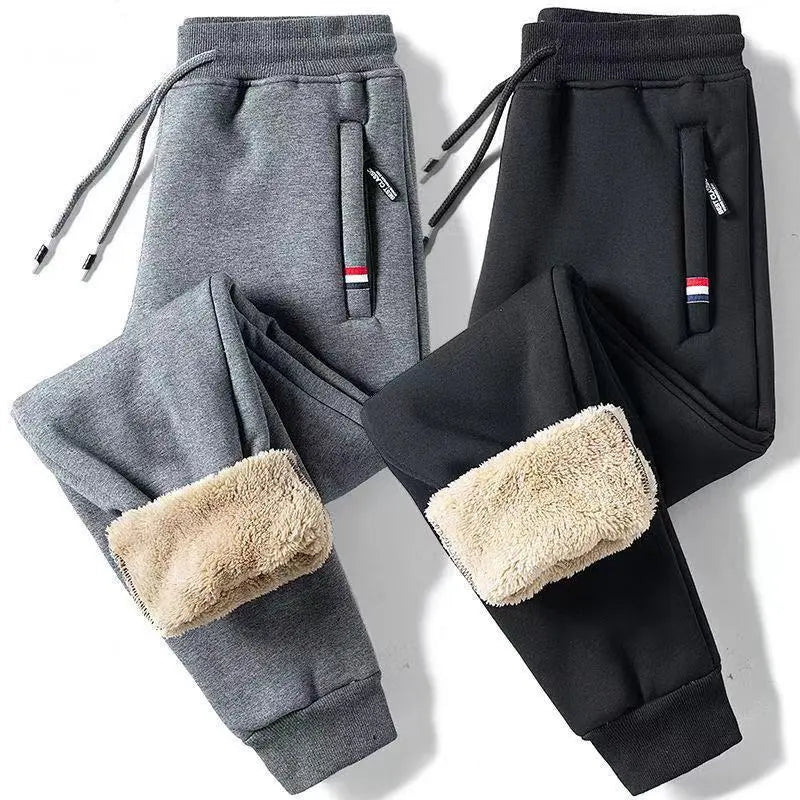 Winter Sweatpants | Straight-Leg Fleece Trousers