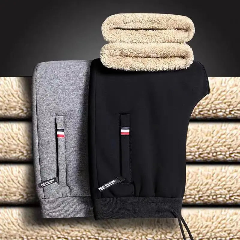 Winter Sweatpants | Straight-Leg Fleece Trousers