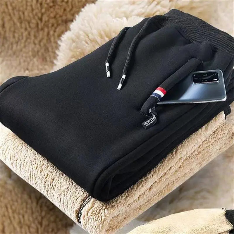 Winter Sweatpants | Straight-Leg Fleece Trousers