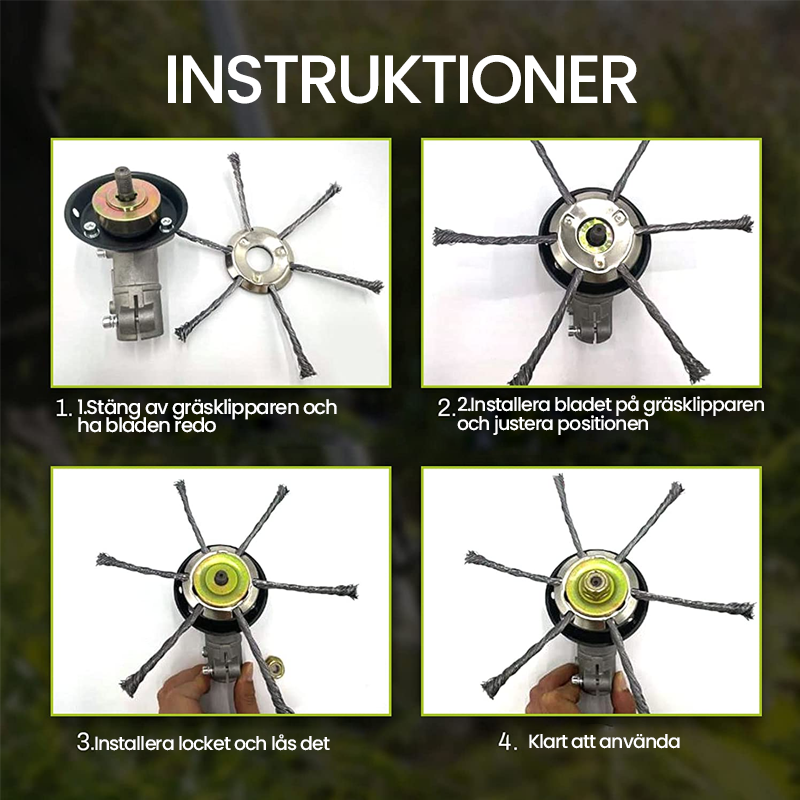 Wire Trimmer Head for Effective Weed Control
