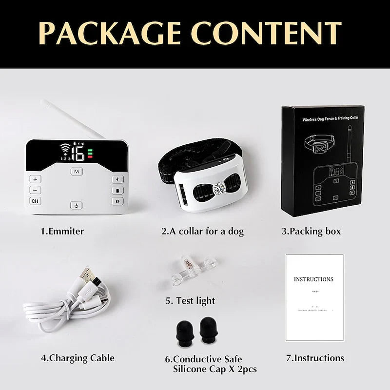 Wireless Dog Fence 2-in-1 - Training & Safety