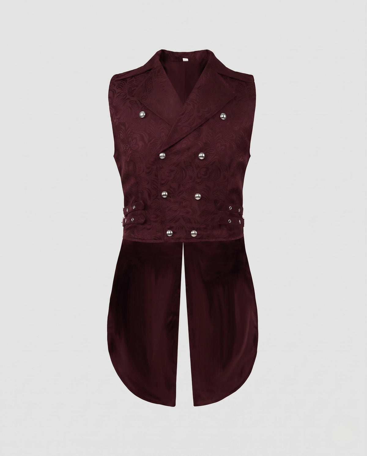 Women's Asymmetrical Waistcoat with Embellishments