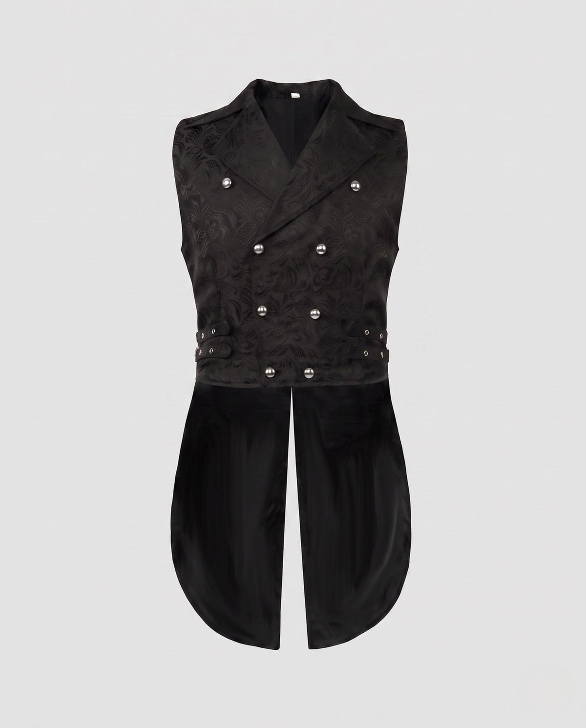 Women's Asymmetrical Waistcoat with Embellishments