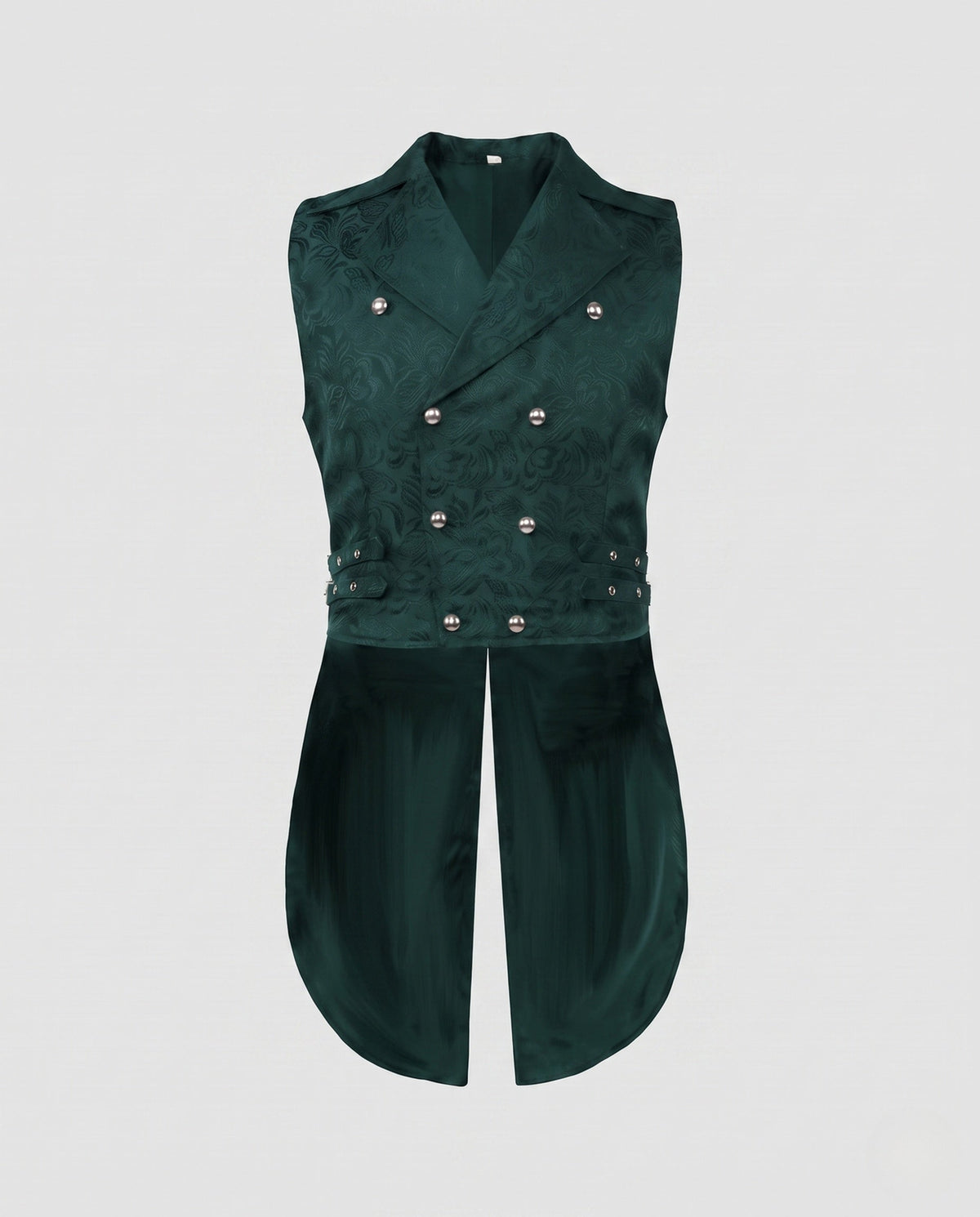 Women's Asymmetrical Waistcoat with Embellishments